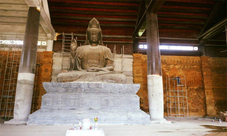 Hình ảnh chùa Tam Chúc - xây dựng tượng