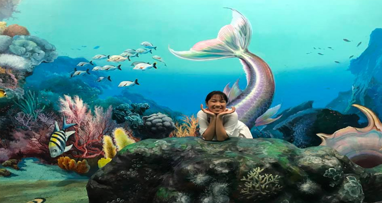 Bảo tàng tranh 3D - dưới nước