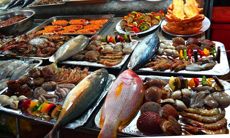 Chợ đêm Phú Quốc - món ăn