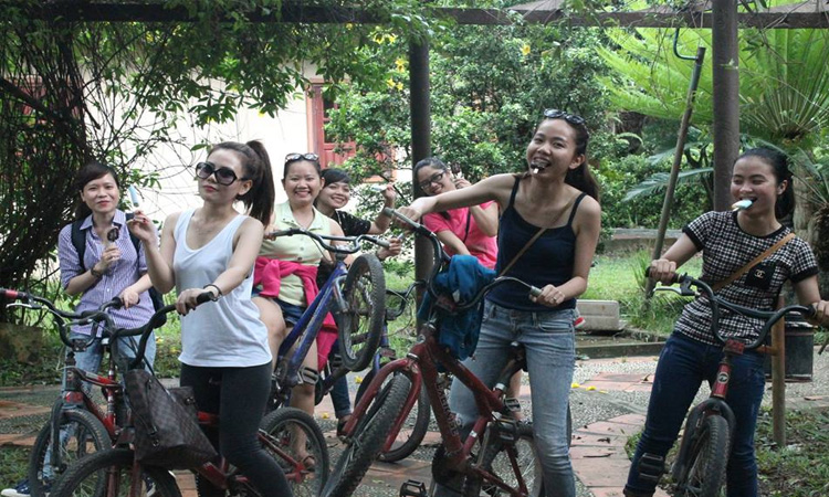 Khu du lịch Vườn Xoài - đạp xe