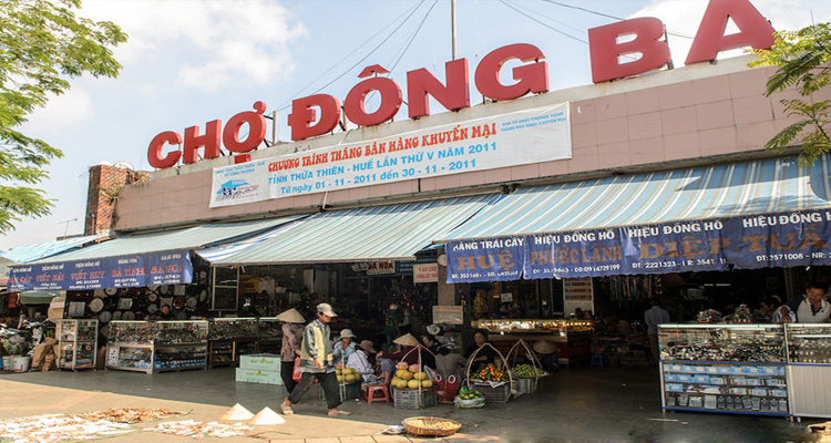Chợ Đông Ba - hiệm du lịch Huế chi tiết nhất