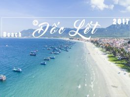 Ngắm bãi biển Dốc Lết siêu đẹp được coi là “Hawaii” của Việt Nam từ trên cao