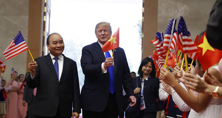 Tổng thống Mỹ Donald Trump đã cuộc hội kiến với Thủ tướng Nguyễn Xuân Phúc