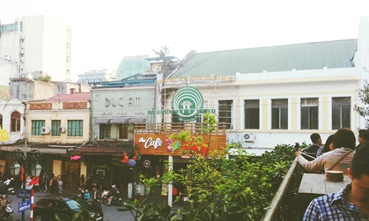 Quán cafe đẹp ở Hà Nội - view