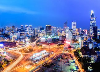 Sài Gòn về đêm - toàn cảnh