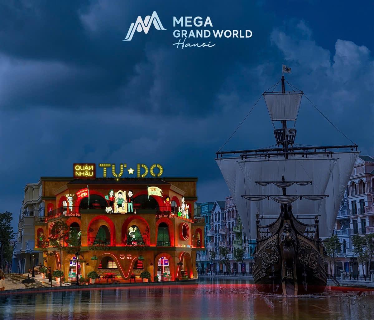 Quán nhậu Tự Do tại Mega Grand World Hà Nội